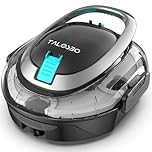 (2026 Upgrade) TALOSBO S2 Poolroboter,Doppelfiltration,Kabelloser Poolsauger Akku, 90 Min Automatische Reinigung mit Selbsteinparkfunktion,Dual Motoren Poolreiniger für Flache Böden Pools bis 80 m²