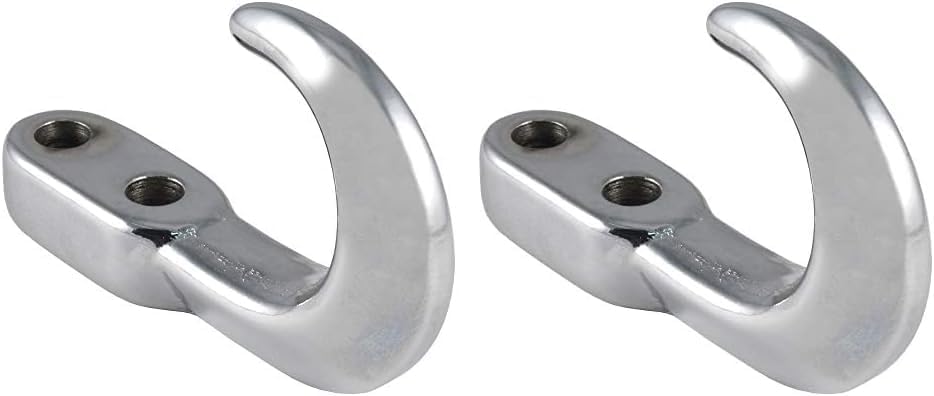 CURT Gancho de remolque de acero cromado 22420, capacidad de 10,000 libras (paquete de 2)