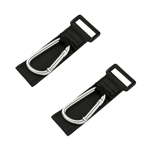 GARVALON Stroller Wagon Hooks 2pack D-Shaped Carabiner Hooks for Bag Wheelchair Hooks Pram Hook