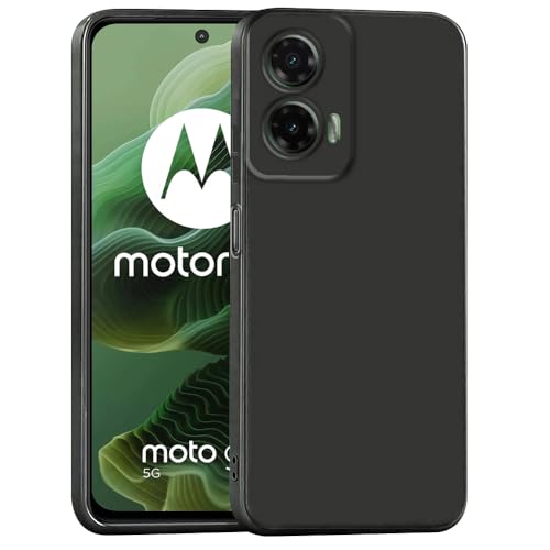 Image of Back Cover for Motorola Moto G35 5G | Full Camera Protection | Premium Liquid Silicon Case | Flexible Bumper Case for Motorola Moto G35 5G (Grey)