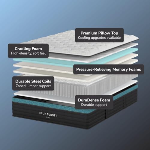Image of Helix Sunset Luxe Mattress, Queen