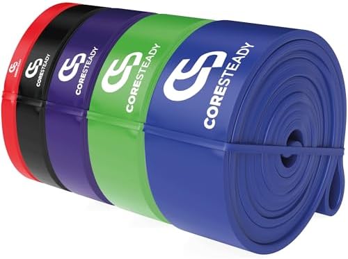 Coresteady Pull Up Bands & Resistance Bands - Rubber Heavy Duty L...