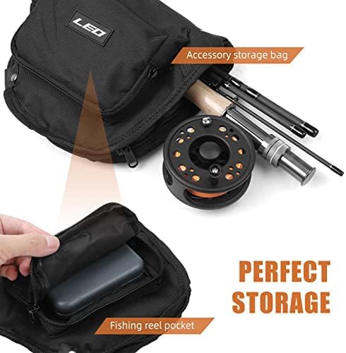 Lixada Fly Rod Case, 31.1 in, Water-Resistant Canvas, photo 6 of 8
