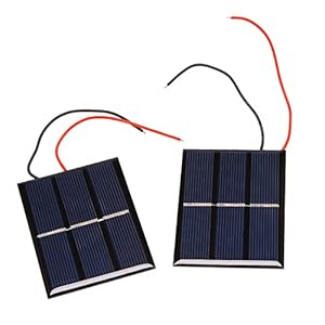 Ioannis Mini-Solarzellen 1,5V 400mA, 2 Stück