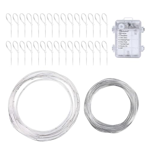 Cuerda de luces LED para exteriores, impermeable, portátil, 12 colores, tira de luces LED que cambian de color, control remoto para piscina al aire libre, camping, coche, patio