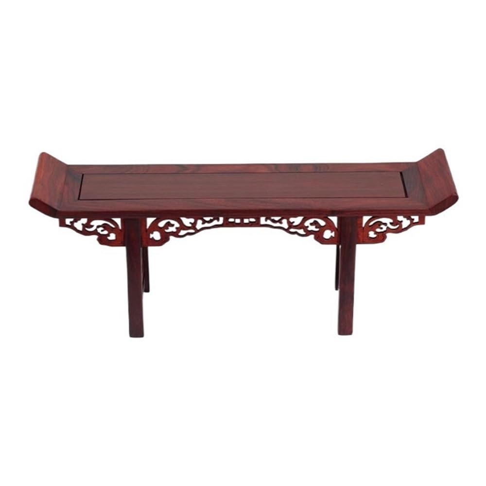 V2t9R4m7 Bonsai pot stand Rectangular Rosewood Small Display Base, Teapot Stone Ornament Stand Craft Bonsai display stand
