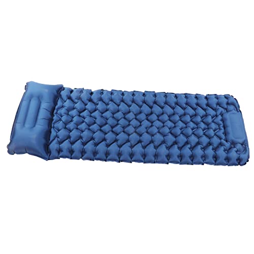 Matelas de camping gonflable double Pilipane bleu marine et leger