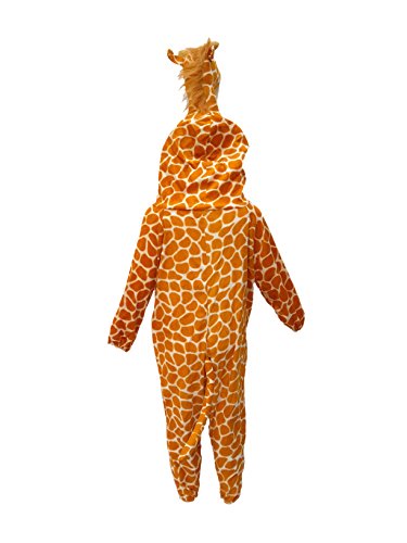 Image of Kaku Fancy Dresses Giraffe Wild Animal Costume for Kids - Brown, 7-8 Years | Animal Fancy Dress for Boys & Girls