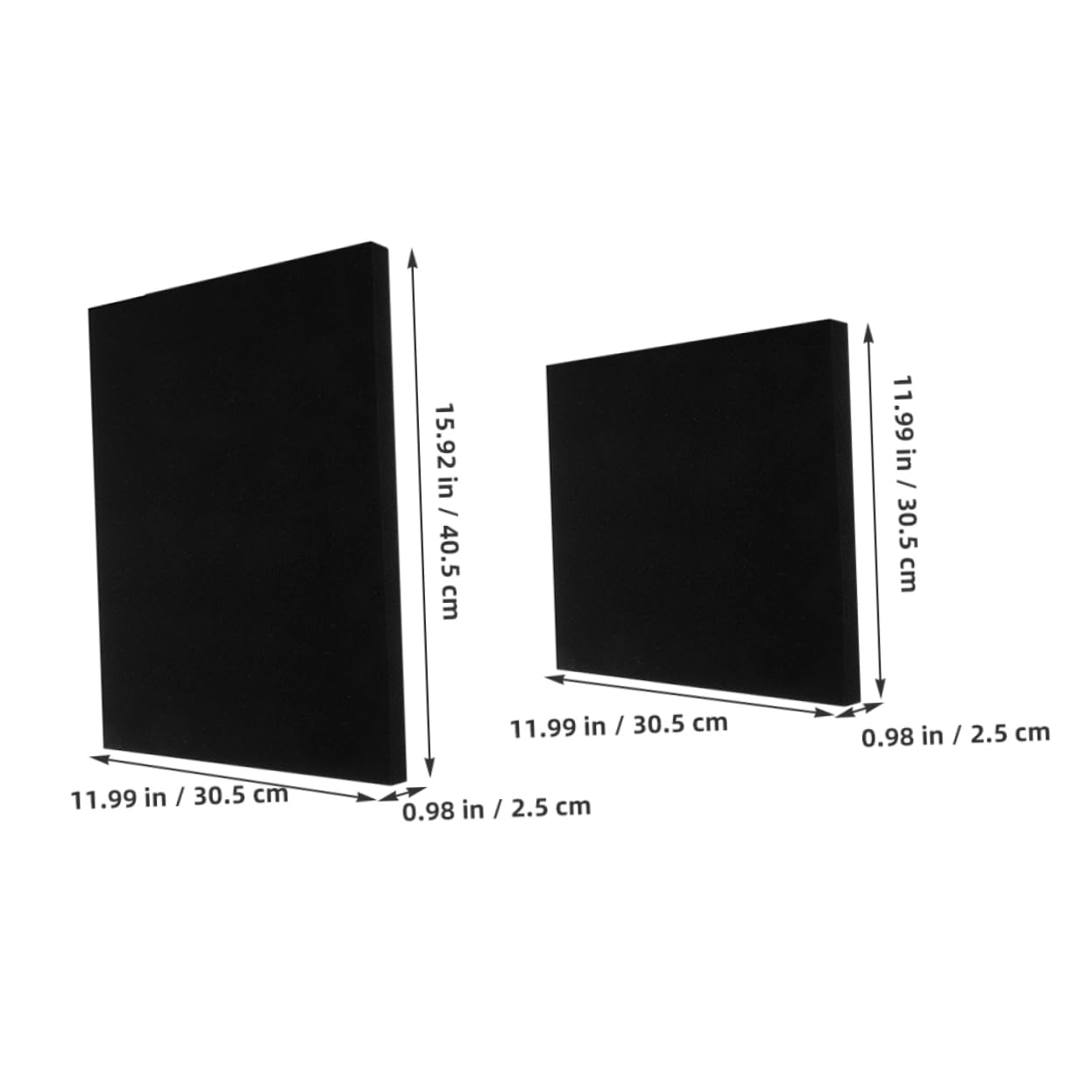 Gogogmee 4pcs Sheets Black Foam Padding Inserts for Shipping Shock Absorbing Craft Foam Sheets for Fragile Items Versatile Packaging for Small Business Essentials
