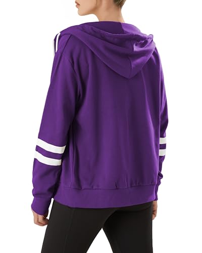 Image of GIVON Basic Lightweight Zip-Up Hoodie Long Sleeve Thin Jacket for Women with Plus Size
