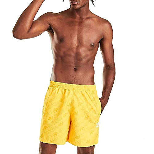 adidas Mens Originals Trefoil Allover Print Swim Shorts GJ5169 Size XL