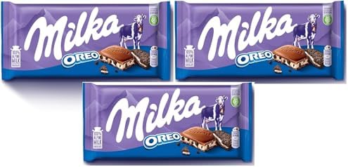 Indulge in Milka's Oreo Chocolate Bar - 3 Pack Delight