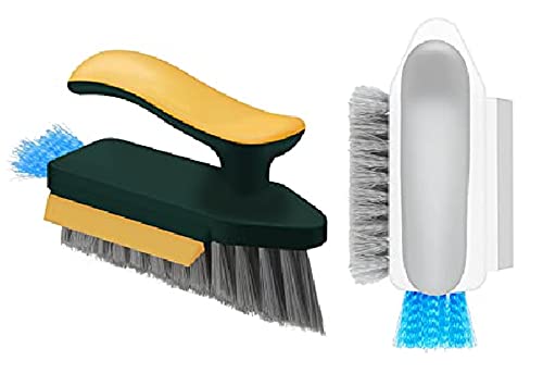 Beihaoer 2 pcs Magical Cleaning Brushes,Joint Brush for Groove Cleaning,Tile Groove Cleaner,Window Grout Brush,Bathroom Hand Brush,Window Frame Cleaning Brush for Corners