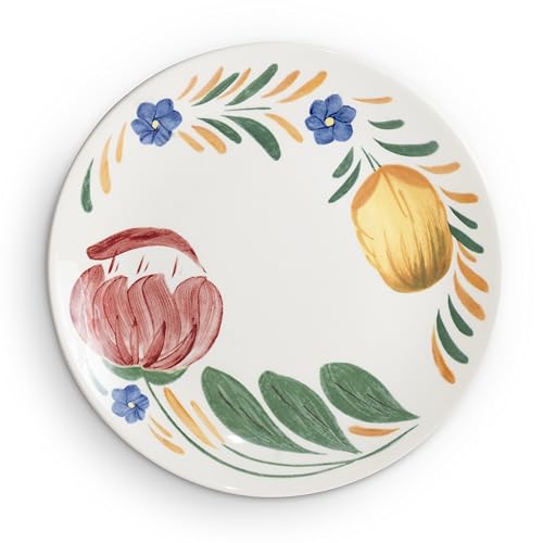 Wade Capri Side Plate with Vibrant Mediterranean Inspired Design, Crafted from Earthenware, Made in Stoke-on-Trent, 22.75cm, Multi-Coloured