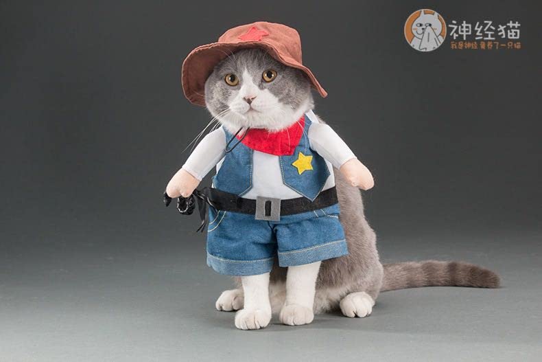 Disfraz de vaquero para perro Pet Life Rodeo Bones miniatura 5