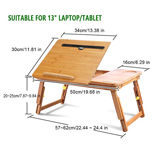 Support de tablettes en bois pliable pour soulager les douleurs de dos sur PC