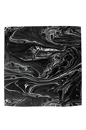 Image of BLACKSMITH Jacquard Microfiber Neckwear Ascot and Matching Pocket Square Set for Men
