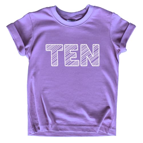 10th Birthday Shirt Girls 10 Years Old Ten Outfit Tenth Tshirt Gift Girl top 10 Birthday