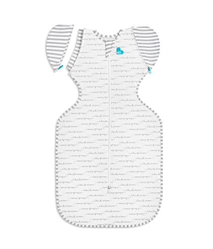 Image of Love to Dream Swaddle Up Transition Swaddle, Patented Zip-Off Wings, Gently Help Baby Transition from Being Swaddled to Arms Free When Showing Signs of Rolling, 1.0 TOG, 13-19 lbs, White