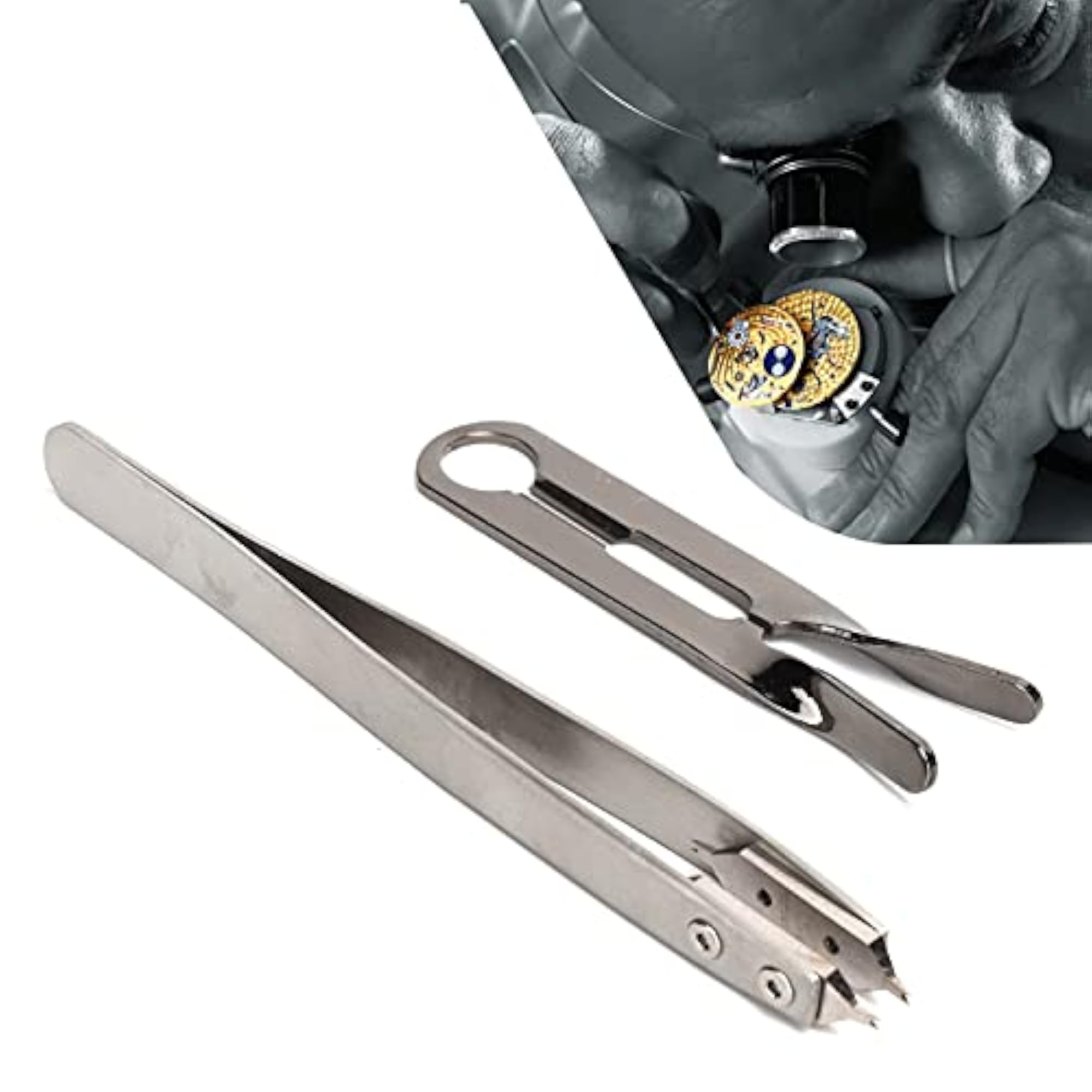 Watch Spring Bar Plier Tool, Professional Tweezers for Watchmakers