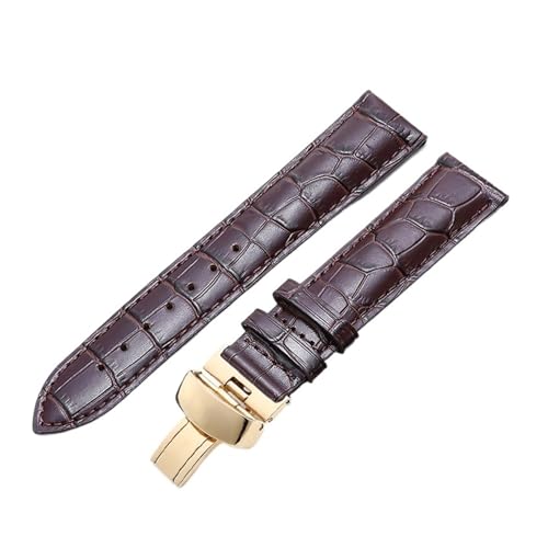 Tissot Le Locle T41 T006 PRC200 �E�H�b�`�X�g���b�v�ɑΉ����郌�U�[�E�H�b�`�o���h�A18 19 20 21 22mm ���X�g�o���h�u���X���b�g�A1853 �E�H�b�`�o���h (�u���E���S�[���h�N���X�v�A19mm)