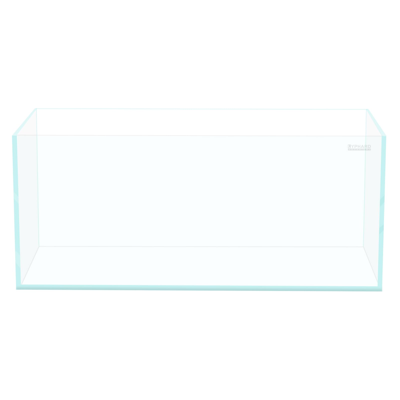 29.5 Gallon Rimless Aquarium, Ultra Clear Low Iron Long Fish Tank, L27.6×W15.8×H15.8 Glass Thickness 10mm with EVA Foam Leveling Mat