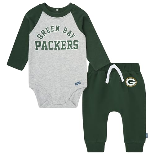 Image of Gerber NFL unisex-baby Nfl Onesie Bodysuit and Jogger Set