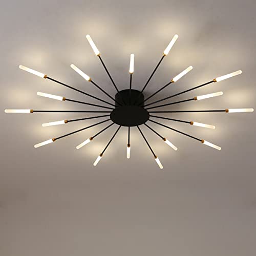 Plafonnier LED dimmable à 42 flammes avec télécommande sans fil 6000K
