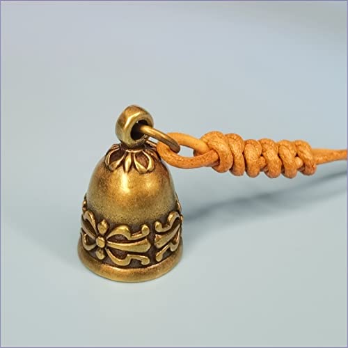 Guardian Bell Motorcycle, Brass Sleigh Bells For Keychain, Gremlin Bell Angel For Car, Mini Santas Jingle Bell For Christmas Tree, Antique Lucky Hanging Ornaments, Carved Bell Decor For Pet/Dog [2Pcs] #TOP3