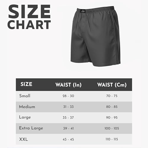 Image of HEELIUM Bamboo Boxers for Men | Odour Free & Breathable Boxer Shorts | 3X Softer Than Cotton | Comfortable & Durable Waistband | Relaxed Fit with Dual Pockets