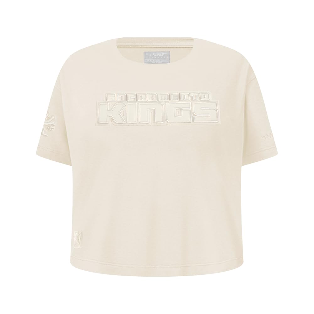 Pro Standard Mens NBA Classic Chenille Cotton Short Sleeve Tee White โ image 1