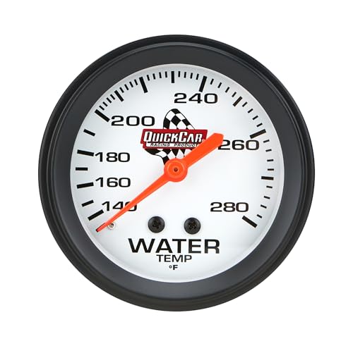 Image of QuickCar Racing Products 611-6006 2-5 /8 inch Diameter Water Temperature Gauge