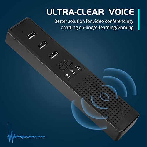 Microphone et haut-parleur de conférence USB 3 en 1 pour micro PC portable