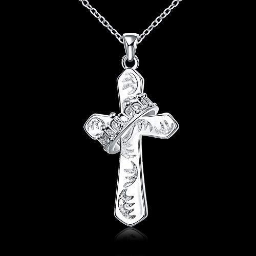 Collier pendentif croix bijoux en argent cadeau idéal anniversaire - 4