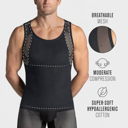 Leo Leo Stretch Cotton Moderate Compression Shaper Tank2