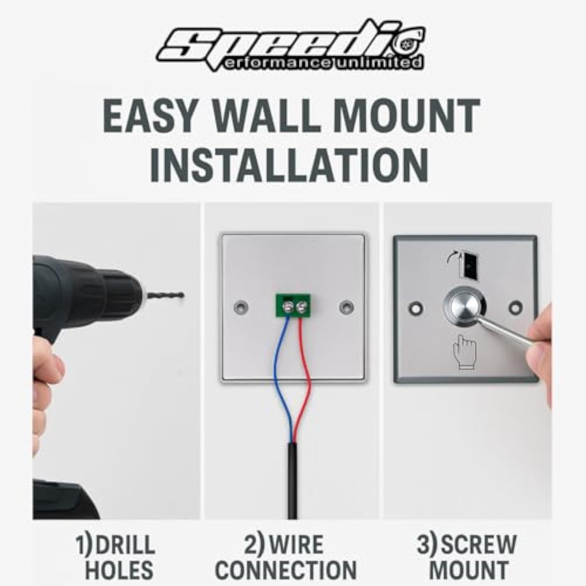Speedio Exit Switch or Door Release Push Button