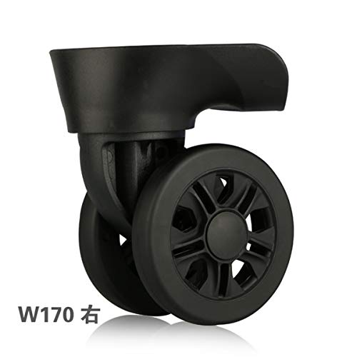 Luggage Wheel,Luggage Suitcase Wheels, 360 Degree Swivel Luggage Mute Wheel Suitcase Replacement Repair Wheels Parts Spinner (W170#)4