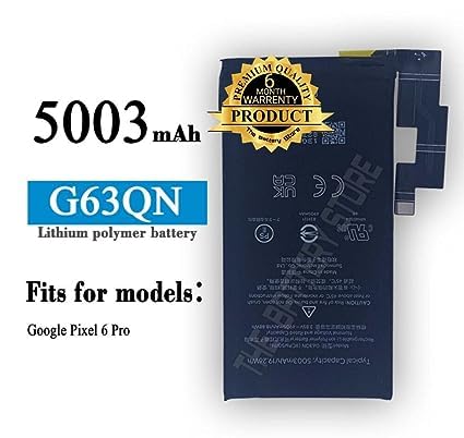 Image of Original G63QN Battery for Google Pixel 6 Pro GLUOG /G8VOU Battery with 6 Month Warranty ***(G00030)