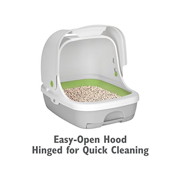 Purina Tidy Cats Breeze Hooded System Starter Kit Cat Litter Box