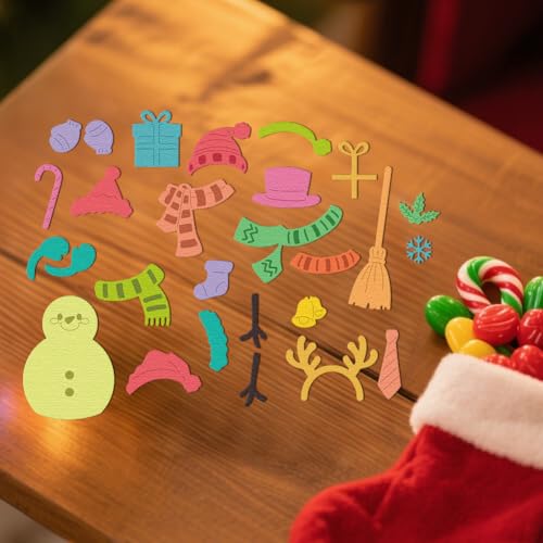 DELORIGIN Weihnachts Schneemann Stanzformen Kartenherstellung Stanzschablone Scrapbooking Prägevorlage Für Weihnachtsgrußkarten Einladungsdekor
