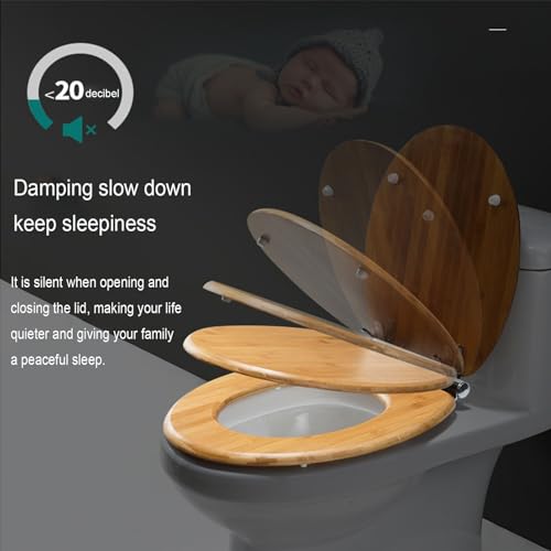 Abattant WC bois forme V déclipsable pour un entretien facile - 6
