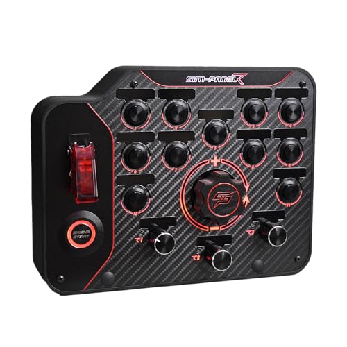SIM-PANEL PC Sim Racing Gen 2 Button Box (Horizontal Layout)