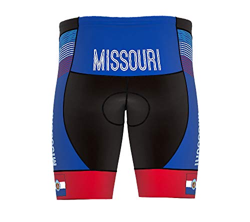 Missouri Bike Cycling Pro Shorts para Hombre miniatura 4