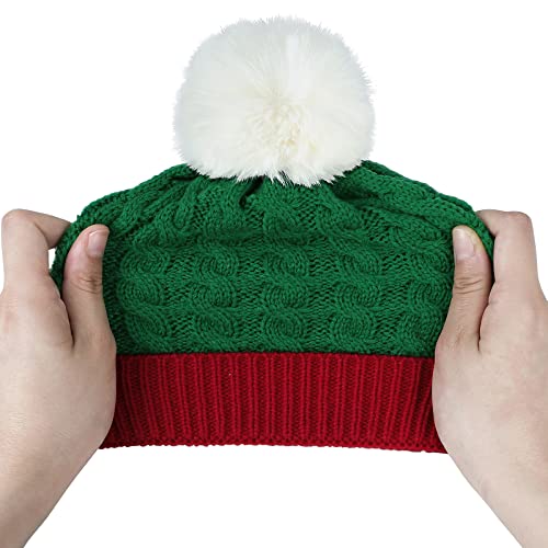 Chapéu de Papai Noel de pelúcia para crianças unissex vermelho veludo chapéu de Papai Noel para Nata