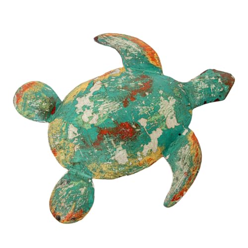 Alexandra House Living Figura Decorativa Metal Tortuga 21 x 3 x 19 cm