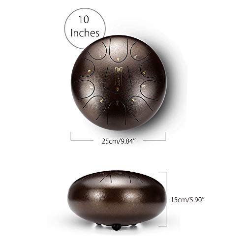 Steel Tongue Drum 10 pulgadas 11 notas D Mayor miniatura 2