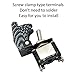 ESUPPORT 12V 20A Carbon Fiber Cover Rocker Toggle Switch SPST ON/Off Car Truck Boat 2Pin Pack of 5