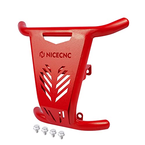 NICECNC Rouge Front Bumper Guard Compatible with Yamaha 700 700R 2016-2023 2022 2021 2020 2019 2018, Replacement for 1PE-F5712-00-00 Guard Diameter Thickened Aluminum Tube Cover