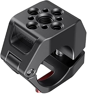 SMALLRIG 25mm Rod Clamp with Locating Hole for ARRI, 1/4" Threaded Holes for DJI Ronin M/Ronin MX/Gimbal for FREEFLY Movi - DCS2695