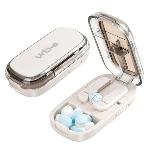 Gipnva Tablettenschneider Pill Cutter & Tablet Divider with...